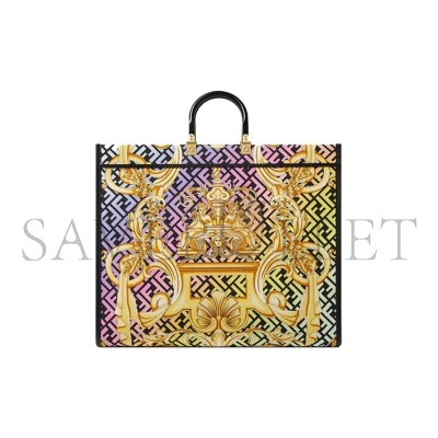 FENDI FENDACE SUNSHINE LARGE TOTE BAG 10066641A046345B67F (48*41*20cm)